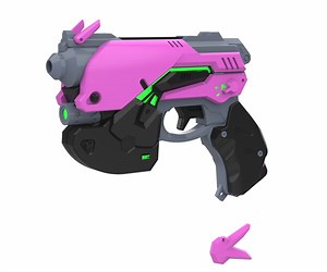 ArtStation - DVA GUN ORIGINAL SKIN - OVERWATCH - PRINTABLE 3D MODEL - STL FILES | Resources