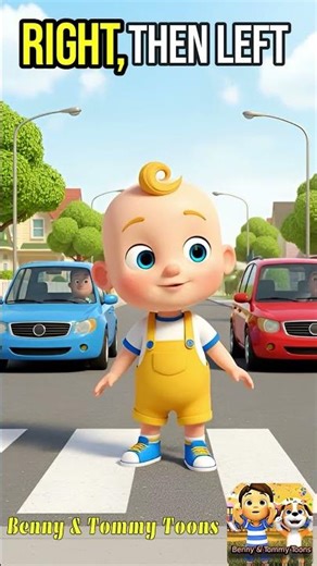 Traffic Rules Made Easy 🛑 | Kids Educational Cartoon | Benny & Tommy Toons