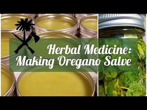 Herbal Medicine: Oregano Salve, Making It Using Our Oregano Infuse Oil