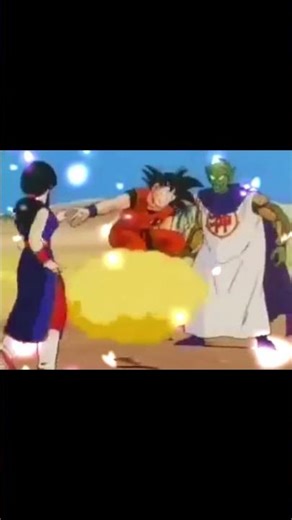 Goku and chichi ❤️🥰 cute moments _-( Romantic) #shorts #love ,....
