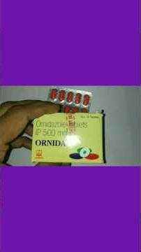 Ornida tablets #trending #bacterialinfection #ornidazole #shortvideo