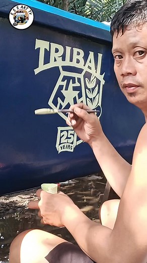 Tribal design #pintor #artist #art #painting #lettering #letteringtutorial #paintingtutorial | Elmer Sanchez Endozo Art