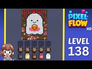 Pixel Flow Level 138 Solution Walkthrough