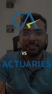 CA vs Actuarial Science - Which one Should you Pick? #charteredaccountant #actuary