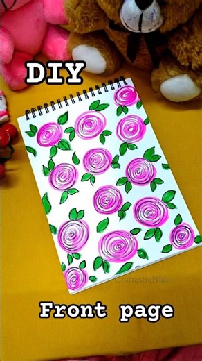 Best aesthetic front page design 🌹🌿 #shorts #youtubeshorts #frontpage