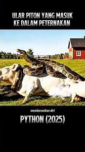 Python that entered the farm