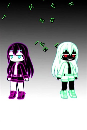 Evil twin trend | IB: @ladymaris64 and @Kirbycottoncandy89 | #gacha #gachaclub #gachalife #trend
