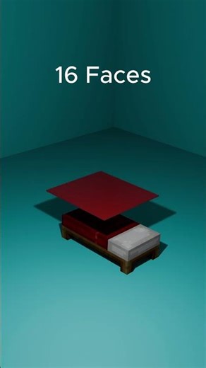 Minecraft Cloth Animation #clothsimulation #blender #3d #minecraft #bed