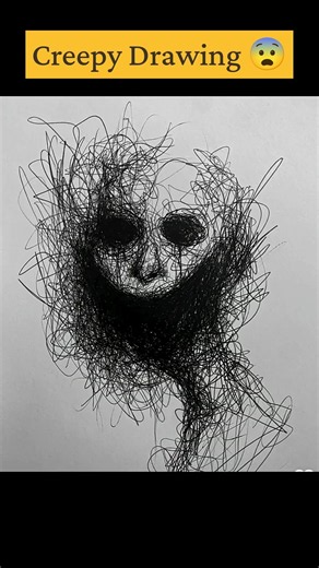These Drawings Are Seriously Creepy 😨🎨 | Last Drawing Will Scare You! #Shorts #horror #creepyphotos