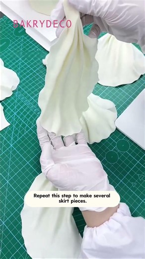 How to create an elegant wedding dress cake step by step. 👰🍰