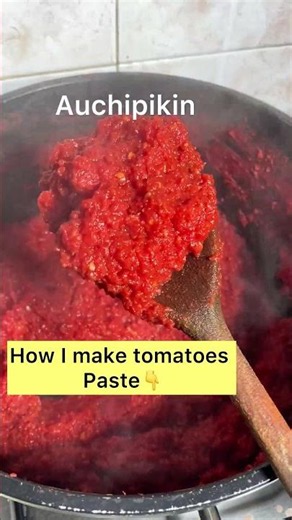 How I make tomatoes paste