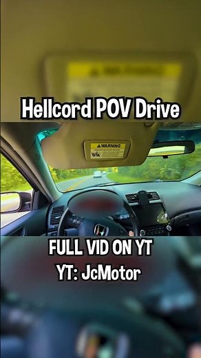 Hellcord SOUNDING MEAN in this POV Drive #shorts