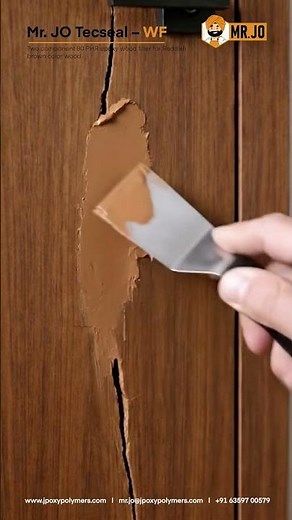 Best Epoxy Wood Filler for Furniture Repair | MR. JO Tecseal WF