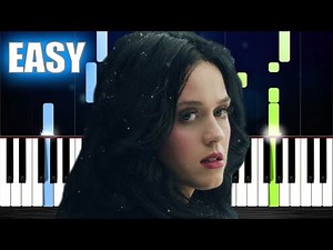 Katy Perry - Unconditionally - EASY Piano Tutorial