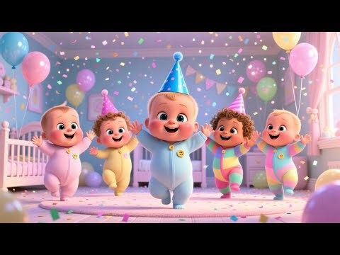 New Year Party Song for Babies | Fun Celebration Song for Kids | Nursery Rhymes & Songs for Children