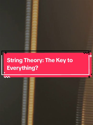 String Theory: The Key to Everything? Is everything in the universe made of tiny vibrating strings? String Theory could be the key to unifying all of physics—but with 10 dimensions and no solid proof, is it real or just beautiful math? Let’s break it down! #foryoupage #fyp #foryou #stringtheory #quantumphysics #theoryofeverything #science #astrophysics #physics #cosmos #spacetime #multiverse #blackholes #einstein #quantummechanics #relativity #scienceexplained
