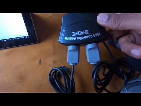 How to connect and use Mayflash Nintendo 64 (N64) Adapter for PC USB