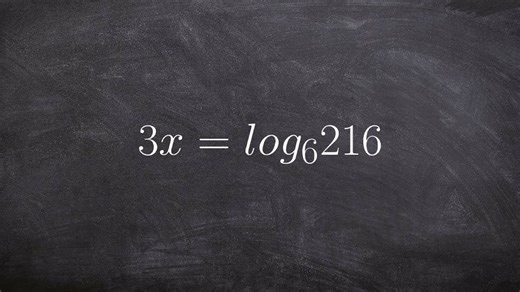 Converting an equation to exponential form then solving