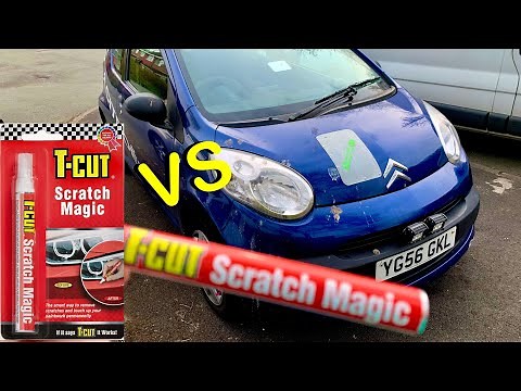 T-Cut Scratch Magic PEN IS Tested. Scratch Repair Pen VS A Tatty Citroen C1.