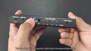 HDMI Multiviewer Switch 4x1, Quad Switcher 4 in 1 Out with IR Remote Control, Support 4K Full HD and 9 Display Modes for Security Camera, Gaming Consoles