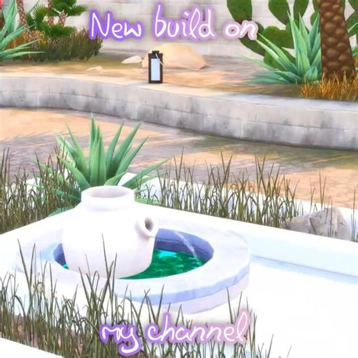 🌴Modern Mediterranean Oasis House ✨ | The Sims 4 | #shorts