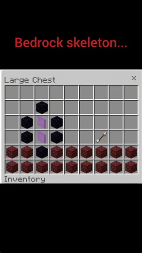 Bedrock's skeleton vs java's skeleton #minecraft#viral#edit#newtrend