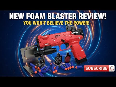 FIREPOWER! The RED Fire Phoenix Toy Pistol - Unboxing to FULL AUTO Mayhem (Range Test)