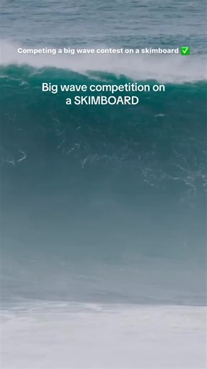 Big wave competition goes finless for the first time ever | Skimboard