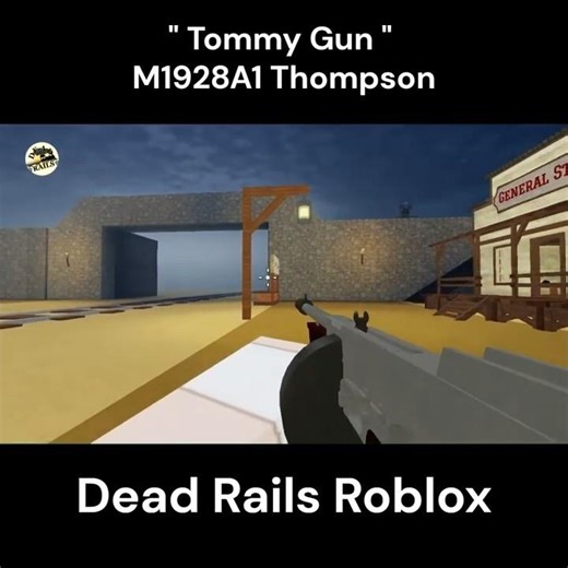 " Tommy Gun " #roblox #deadrailsroblox