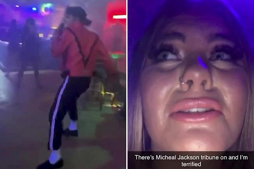 Teen with Michael Jackson-phobia cries during impersonator performance