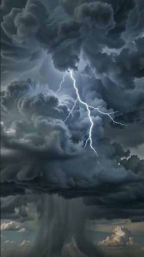 How Clouds Form & Thunderstorms Begin ☁️⛈️ | Nature Explained #Shorts