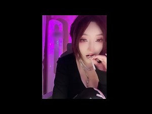 Super gorgeous Chinese redhead smoking girl Dierm 456