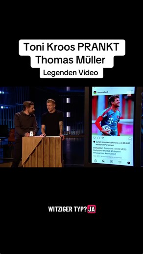 Toni Kroos PRANKT Thomas Müller #tonikroos #klaas #müller #prosieben #aywa