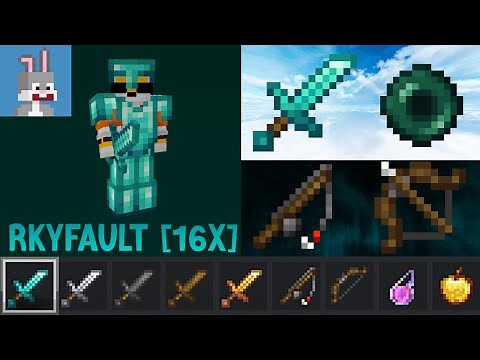 RKYFault [16x] (RKY's 150k) MCPE PVP Texture Pack (FPS Friendly) By Keno