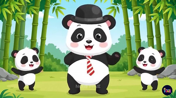 Panda Panda Play All Day | Fun Cartoon Song & Dance for Kids | Toddler Learning Video