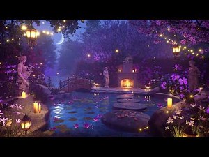 Moonlight Garden Odyssey: 8 Hours of Healing Night Ambience & Sleep Sounds