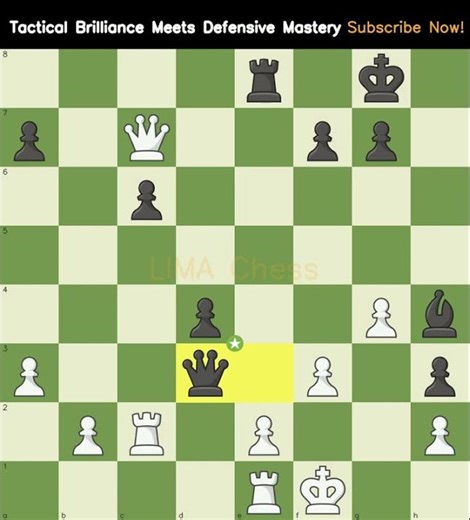 Tactical Brilliance Meets Defensive Mastery #queensacrifice #chesschallenge #tacticstime