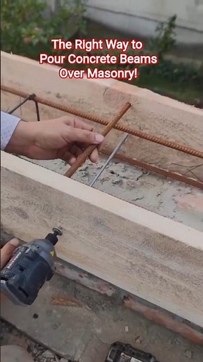 Genius! Watch How a Professional Builds a Super-Strong Lintel.