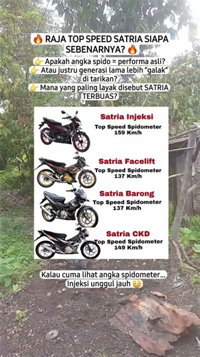 RAJA TOP SPEED Satria F150! Injeksi vs CKD vs Barong vs Facelift ⚔️🔥