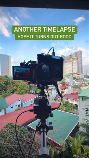 using a Move Shot Move and D-tap battery to move and power camera, will see how it will turn out later #timelapse #moveshootmove | Joey Rico