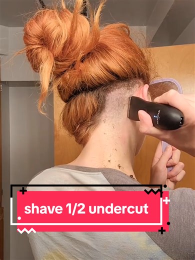 DIY Redhead Undercut Shave