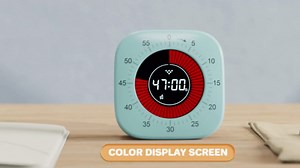 Visual Timer, Digital Timer for Kids, Rechargeable Timer with 4 Alarm Modes & 60-Minute Countdown, Silent Timers for Classroom, Kitchen Cooking, Homeschool Study, ADHD Tools for Kids Adults
