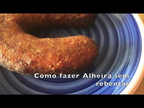 Como fritar alheira sem rebentar