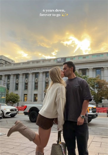 I love you I love you I Iove you 🥹🤎✨ @Donny McGinnis off to get some yummy dinner!! #husbandwife #anniversary