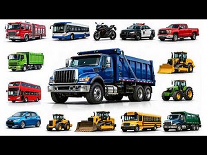 140+ Vehicle Names | Learn Vehicle Names in English with sound | Mode of Transport for kids
