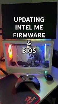 How to update Intel Management Engine (ME) Firmware and BIOS #shorts #pc #biosupdate #intel #msi