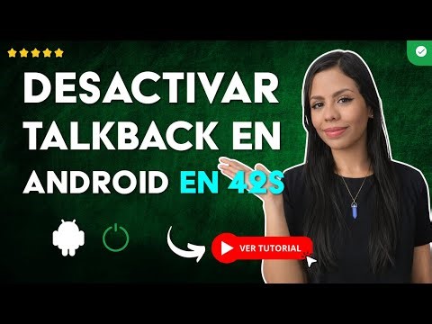 Cómo Desactivar TALKBACK en tu TELÉFONO ANDROID en 42S