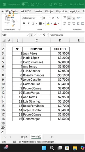 6.5K views · 76 reactions | Aprende a generar y organizar numeración automática en Excel con simples trucos. Ahorra tiempo, mantén tus listas ordenadas y logra hojas de cálculo más profesionales. #Excel #NumeraciónAutomática #TrucosExcel #Ofimática #AprenderExcel | Etecnology | Facebook