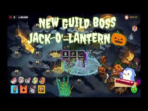 New Guild Boss 45B🎃Gold Tower Defence #guildboss #jackolantern #guild #update #goldtowerdefence