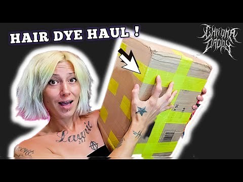 HUGE Hair Dye Haul from CHROMADADDY! Ultra Saturated AF Semi-Permanent Hair Color!